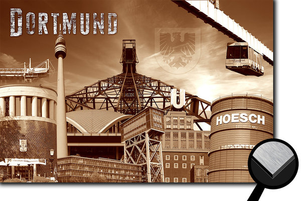 Dortmund Collage 1 - sepia