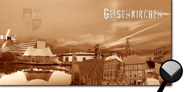 Gelsenkirchen Collage 3 - sepia