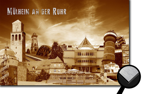 Mülheim an der Ruhr Collage 1 - sepia