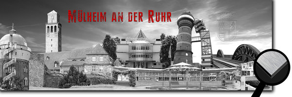 Mülheim an der Ruhr Collage 2 - s/w