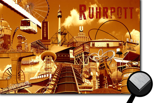 Ruhrpott Collage 1 - orange