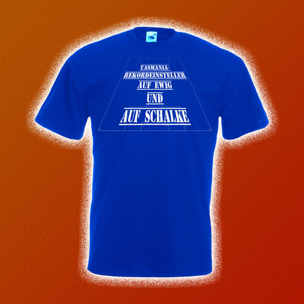 T-Shirt "Fußballfeld" blau